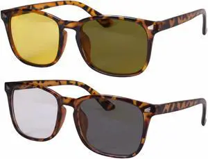 SHINU Polarized Photochromic Sunglasses For Men and Women Blue Light Blocking Night Vision Glasses-8068
