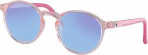 SHINU Color Blind Glasses for Red Green Color Blindness Glasses for Children Kids-CB18153(C12,gloss pink)