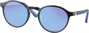 SHINU Color Blind Glasses for Red Green Color Blindness Glasses for Children Kids-CB18153(C1,gloss black)