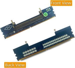 Laptop DDR5  RAM to SO DDR5 U-DIMM Desktop Adapter Card, Memory Tester SO DDR5 to DDR5 U-DIMM Converter
