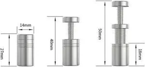 Graphics Card GPU Support Bracket,Adjustable height 27-50mm 49-80mm 74-120mm Video Card Sag Holder Bracket Silver S