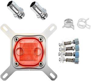 Aimilai Professional Special CPU Waterblock For INTEL Water Cool System Computer Clear (Transparent)