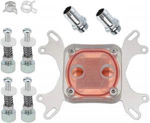 Aimilei W50 Professional Universal CPU Water Cooling Block For INTEL/AMD Water Cool System Computer Clear (Transparent)