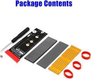 NGFF(M.2)  nvme M key SSD to PCI- E 4X Adapter with Heatsink(vertical installation)Old style