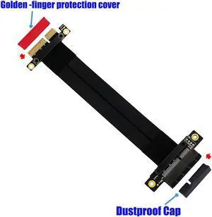 High Quality PCI-e PCI Express 3.0 4X Extension cable with Gold-plated connector