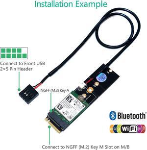 NGFF (M.2) Key A to Key M  Adapter