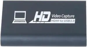 1080P HDMI Video Capture Card, HD Game Live Capture Device HDMI Capture Box, for PC