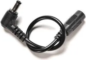 Cable Cord for CCTV Camera DC Power Plug Cable 5.5 x 2.5mm Male 90 Degree Right Angle To 5.5 x 2.1mm Female Adapter