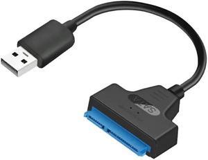 2.0 to SATA 22Pin Adapter Copper Wire Core and ABS Cable HDD SSD External Hard Drive Converter Wire Apply 2.5 inch SSD