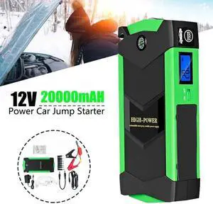 High Power Car Jump Starter 20000MAh Starting Device with Quick Charger, 12V 600A Power Bank Car Charger US Plug