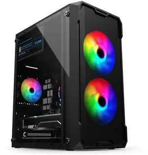 WEIMISEN Gaming PC, AMD R5 7400F, Arc A750, B650 Chipest, 16G(8G*2)DDR 5th 5200MHz, 1T M.2 SSD, Wifi 6 & Bt 5, PSU 650W, Win 11 Pro