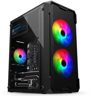 WEIMISEN Gaming Desktop, AM5 PC, AMD Ryzen 5 8400F CPU (4.2 ~ 4.7GHz), Intel Arc A380 6GD6 GPU, B650 Chipsets, 16G RAM DDR5 4800Mhz,1T M.2 SSD, Wifi 6, Bluetooth 5, 550W PSu, Win11 Pro