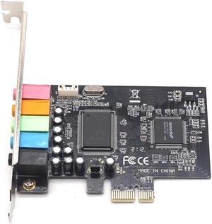 Gillbro's  PCIE PCI-Express Sound Card 5.1CH 5.1 Channel CMI8738 Chipset Audio Interface PCI-E 5.1 Stereo Digital Card Desktop Soundcard