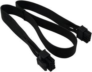Gillbro's  CPU 8 Pin Male to CPU 8 Pin (4+4 Detachable) Male EPS-12V Motherboard Power Adapter Cable for C-orsair Modular Power Supply 25-inch(63cm)