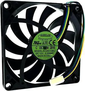 Aomoproing FOR R128010BU 80mm 10mm Slim Heatsink Fan 80X80X10mm Bearing 0.35A 3900RPM High Speed PWM
