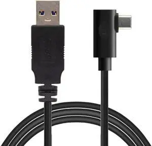 Aomoproing FOR for Link VR USB 3.1 Type-C to Standard USB3.0 Data Cable Left Right Angled Type Male to Male USB C Cable for Adapter