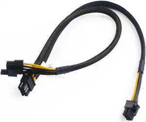 Aomoproing FOR 8-Pin to 6+8-Pin Card Power Cable 9H6FV for R720 R730XD Riser to GPU Cable
