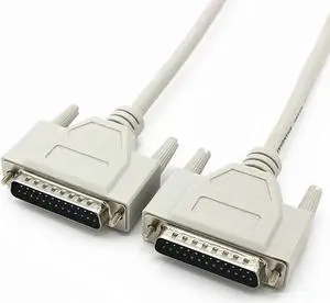 Aomoproing FOR DB25 25Pin 25 Pin Parallel Male to Male LPT Printer DB25 M-M Cable 10M 32FT Computer cable