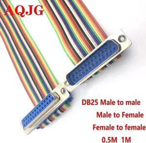 Aomoproing FOR Customized DB9 DB15 DB25 DB37 male to female extension cable DIDC cable connection cable COM serial DR