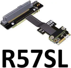Aomoproing FOR U.2 nvme ssd to m.2 U2 to M2 key a.e. SFF-8639 pcie extension cable for motherboard PCIe3.0x1 gen3 8G/bps