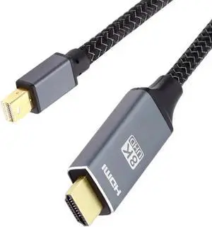 Aomoproing FOR Mini 1.4 Source to HDTV 2.0 Display 8K 60hz UHD 4K Monitor Cable MINI-DP to HDTV Male