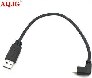 Aomoproing FOR Straight 90 Cable USB 3.0 Type A Male to USB 3.1 Type C Male Sync Converter Adapter Data Cable Drop