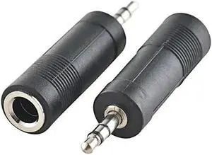 Aomoproing FOR 6.5mm To 3.5mm Adapter 3.5mm Audio Headphone Microphone Cable Speaker Adapter cable 3.5mm