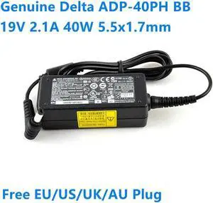 Aomoproing  40W 19V 2.1A ADP-40PH BB AB PA-1400-26 A13-040N3A AC Adapter For ONE D255 532H Laptop Power Supply Charger
