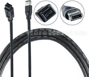 Aomoproing FOR 800 to 400 IEEE-1394 cables 9 pin to 6 pin IEEE 1394 data sync Cable 9pin to 6pin for macs