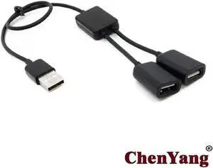 Aomoproing FOR Dual USB 2.0 Ports Hub Cable Bus power For Laptop Notebook PC Mouse Aomoproing FOR Dual USB 2.0 Ports Hub Cable Bus power For Laptop Notebook PC Mouse