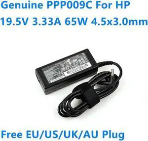 Aomoproing PPP009C 19.5V 3.33A 65W PPP009L AC Adapter For PAVILION X360 14 ELITEBOOK 840 G5 Series Laptop Power Supply Charger