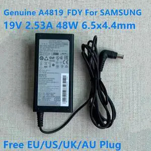 Aomoproing A4819_FDY 19V 2.53A 48W AC Adapter For BN44-00835A UN32J4000 HW-K360 HW-R450 TV LCD Monitor Power Supply Charger Aomoproing A4819_FDY 19V 2.53A 48W AC Adapter For BN44-00835A UN32J4000 HW-K360 HW-R450 TV LCD Monitor Power Supply Charger