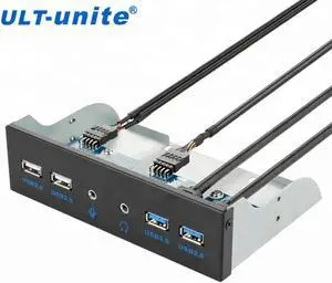 Aomoproing FOR Computer Case USB 2.0 USB 3.0 HD Audio Custom USB Front Panel 5.25 hub computer