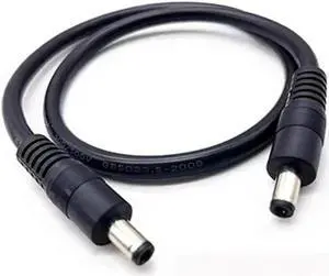 Aomoproing FOR Dc Power Cord Dc5.5*2.5mm Male To Male Plug 12V 1.5mm 14AWG For Extension cable 0.5m 1.5m