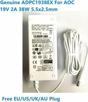 Aomoproing ADPC1938EX 19V 2A 38W ADPC1936 AC Adapter For 220C4LSB/93 247ESQ 276E7Q LCD Monitor Power Supply Charger Aomoproing ADPC1938EX 19V 2A 38W ADPC1936 AC Adapter For 220C4LSB/93 247ESQ 276E7Q LCD Monitor Power Supply Charger
