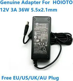 Aomoproing 12V 3A 36W ADS-45NP-12-1 ADS-65LSI-12-1 12036G Power Supply AC Adapter For Monitoring Video Recorder