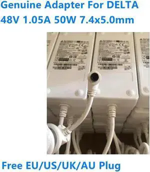 Aomoproing 48V 1.05A 0.917A 50W DELTA ADP-48DR BC 341-100460-01 AC Adapter For CP-PWR-CUBE4 IP PHONE Power Supply Charger
