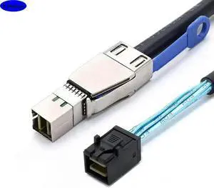 Aomoproing FOR Mini SAS SFF-8644 with IC to SAS SFF-8643 Server Con tion Cable