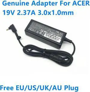 Aomoproing 19V 2.37A 45W 3.0x1.0mm ADP-45HE B PA-1450-26 A13-045N2A AC Adapter For SWIFT 1 SF113 R7 S7 Laptop Charger