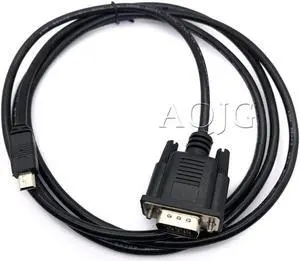 Aomoproing FOR 1x 1.5m/5ft For Mobile DVD EVD USB Mini 5pin Male to VGA 15pin Male Plug Connector Cable Cord Black