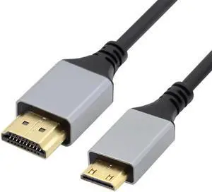 Aomoproing FOR For Camera HDTV Hyper Super Flexible Slim Cord Type-A to Type-D Mini Micro HDTV 2.1 Ultra Thin HDTV Cable 8K 4K