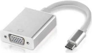 Aomoproing FOR USB C Type C USB-C To VGA Adapter Cable 10Gbps for 12 Inch Chromebook Pixel 950XL