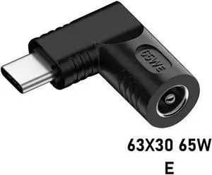 Aomoproing FOR DC to Type C PD Power Connector Universal Laptop to 65W USB C PD Adapter Converter for Aomoproing FOR DC to Type C PD Power Connector Universal Laptop to 65W USB C PD Adapter Converter for