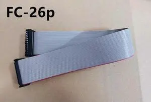 Aomoproing FOR 1PCS FC-26p 30CM 2.54MM pitch JTAG AVR ISP DOWNLOAD CABLE 26P WIRE 26PIN Gray Flat Ribbon Data Cable FOR DC3 IDC BOX HEADER