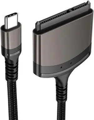 Aomoproing FOR For 2.5 Hard Disk Driver SSD Laptop SATA 22 Pin for Adapter Cable 5Gbps USB-C Type-C to
