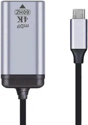 Aomoproing FOR USB-C Type C to Mini DP Cable for Adapter 4K 2K 60hz for Tablet Phone Laptop