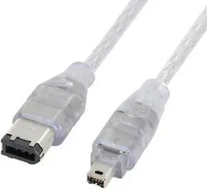 Aomoproing FOR 1394 6Pin to Firewire 400 IEEE 1394 4 Pin Male for Adapter Cord Cable for Camera Camcorder Aomoproing FOR 1394 6Pin to Firewire 400 IEEE 1394 4 Pin Male for Adapter Cord Cable for Camera Camcorder