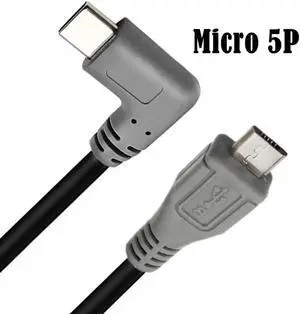Aomoproing FOR Usb 3.1 Mini Usb Micro 5p Male to type-c Male converter otg adaptor lead data cable 1m Charging Data Cables Camera conne