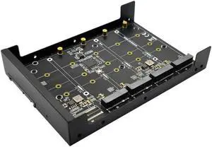 Aomoproing FOR .2 SSD to 3.5 SATA3.0 6Gb JBOD Adapter Card With Enclosure Adapter