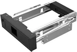 Aomoproing FOR 1106SS 5.25 Trayless Hot Swap Mobile Rack CD-ROM 3.5 Inch Internal SATA Hard Drive SSD Adapter - Black
